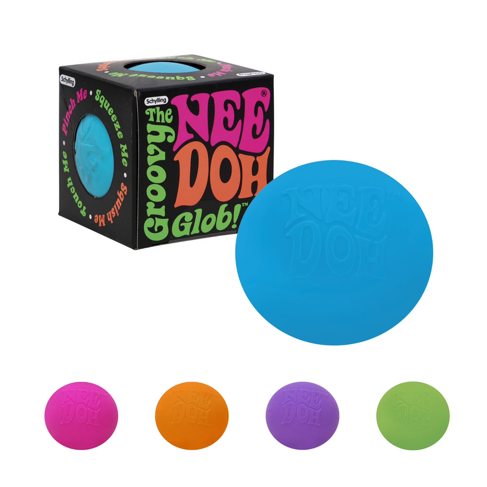 Schylling NeeDoh Groovy Glob Novelty Sensory Fidget Stress Relief Toy - Picture 2 of 8